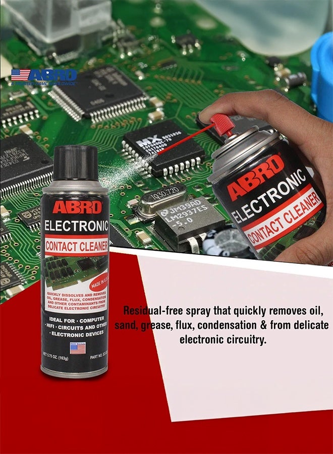 Abro EC-833 Electronic Contact Cleaner Spray 283g – Fast Dry, Residue Free - Image 3